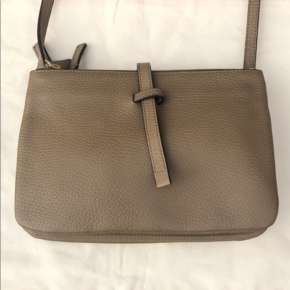 Annabel Ingall “Jojo” Trio Pouch Leather Crossbody